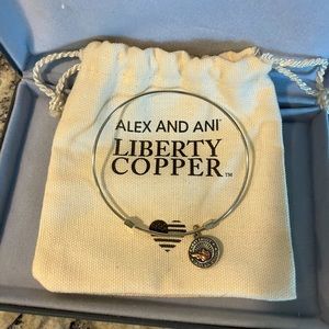 Alex and Ani Liberty Copper Bangle